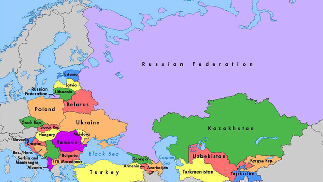 Eurasia map